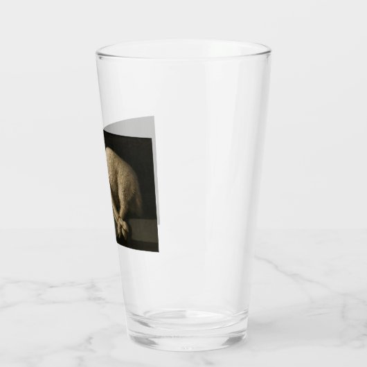 Lamb van God (Agnus Dei) (Sacrificaal dier) Glas (Links)