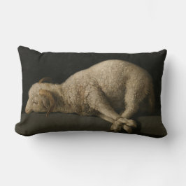 Lamb van God (Agnus Dei) (Sacrificaal dier) Kussen