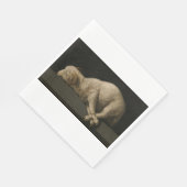 Lamb van God (Agnus Dei) (Sacrificaal dier) Servet (Hoek)