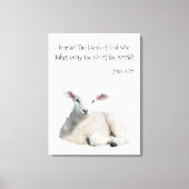 Lamb van God Canvas Afdruk (Voorkant)