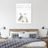 Lamb van God Canvas Afdruk (Insitu (Slaapkamer))