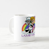 Lamb voor het leven! Mok (Voorkant links)