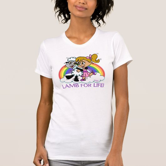 Lamb voor het leven! t-shirt (Voorkant)