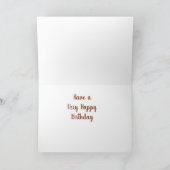 LAMB ZEGT: "HEB EEN HEEL GELUKKIGE VERJAARDAG" FEESTDAGEN KAART (Binnen)