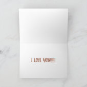 LAMB ZEGT "IK HOEF U" VALENTIJN KAART (Binnen)