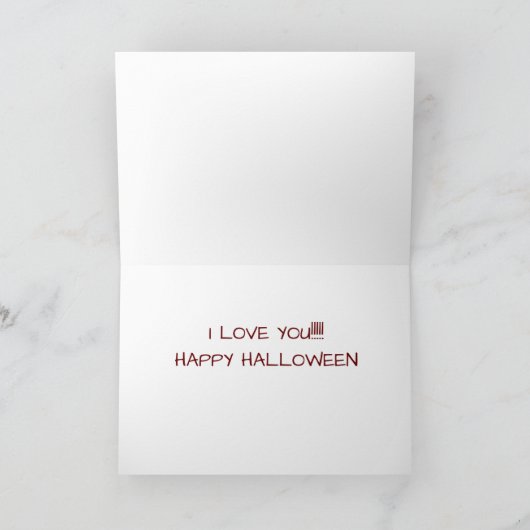 LAMB ZEGT OP HALLOWEEN: "IK HEB ALLEEN MAAR OGEN V FEESTDAGEN KAART (Binnen)