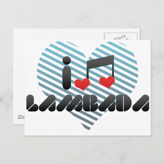 Lambada Briefkaart (Voorkant / Achterkant)