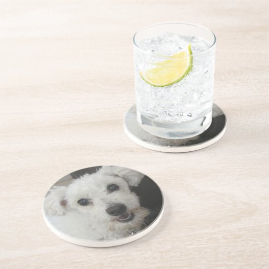 Lambchop II Zandsteen Onderzetter (Zijkant)