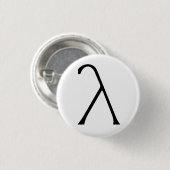 Lambda Badge Ronde Button 3,2 Cm (Voorkant /achterkant)
