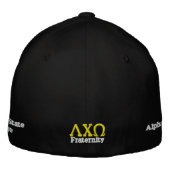 Lambda Chi Omega Flexfit Pet (Achterkant)