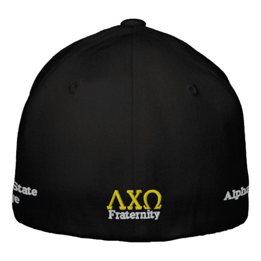 Lambda Chi Omega Flexfit Pet (Achterkant)