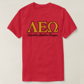 Lambda Epsilon Omega 1 T-shirt (Design voorkant)