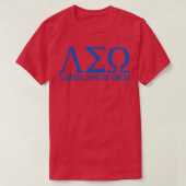 Lambda Epsilon Omega T-shirt (Design voorkant)