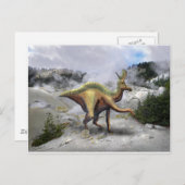 Lambeosaurus Dinosaur Briefkaart (Voorkant / Achterkant)