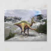 Lambeosaurus Dinosaur Briefkaart (Voorkant)