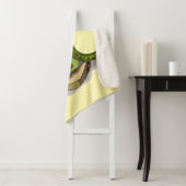 Lambeosaurus staand op een weegschaal. sherpa deken (In situ)