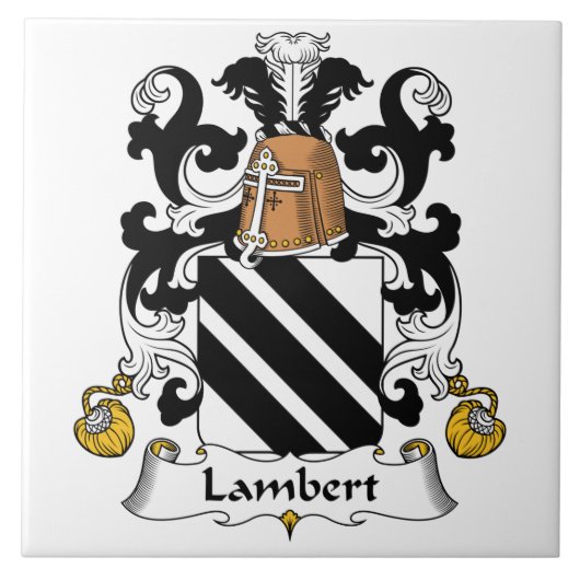 Lambert Family Crest Tegeltje (Voorkant)
