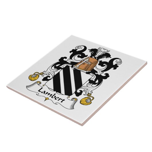 Lambert Family Crest Tegeltje (Zijkant)