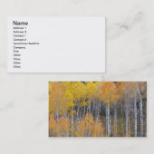 Lambert Hollow, espenbomen Visitekaartje (Voorkant / Achterkant)