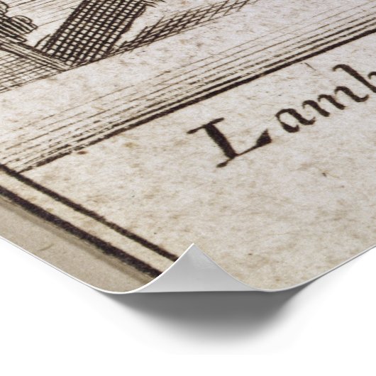 Lambert Simnel, Knight of the Golden Tulip Poster (Hoek)