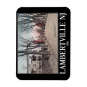 Lambertville NJ, Main Street, 1910,  Style Magneet (Verticaal)