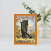 LAMBERTVILLE RUBBER SNAG-PROOF BOOT AD ELVES ~PC BRIEFKAART (Staand voorkant)