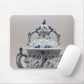 Lambeth Delftware posetpot, blauw en wit Muismat (Met muis)