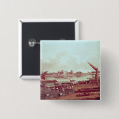 Lambeth Palace Vierkante Button 5,1 Cm (Voorkant /achterkant)