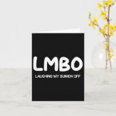 Lambo lacht mijn bunion af, grappig, grappen, sarc kaart (Gele Bloem)