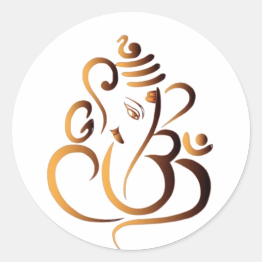 Lambodar Ronde Sticker (Voorkant)