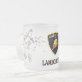 LAMBORGHININ MATGLAS KOFFIEMOK (Voorkant links)