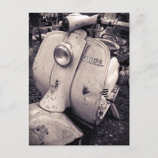 Lambretta 150 ld briefkaart (Voorkant)