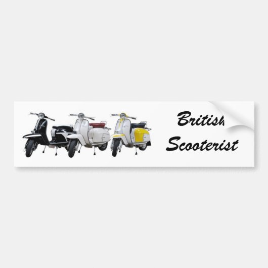 Lambretta bumpersticker (Voorkant)