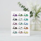 Lambretta Pop Art Briefkaart (Staand voorkant)