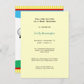 Lambs Baby shower Invitation Kaart (Voorkant / Achterkant)