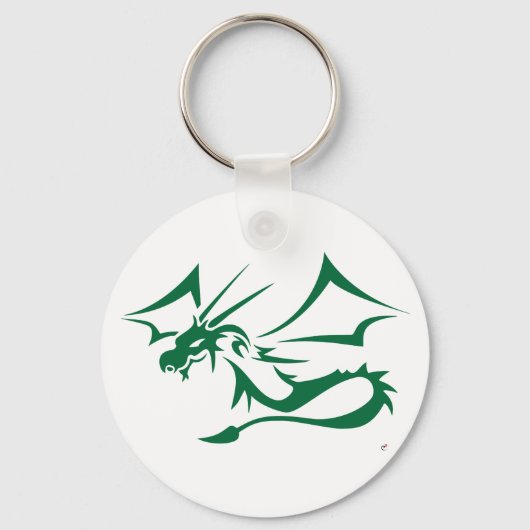 Lambton de groene draak sleutelhanger (Voorkant)