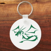 Lambton de groene draak sleutelhanger (Voorkant)