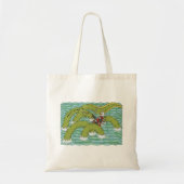 Lambton Worm en Knight Tote Bag (Voorkant)