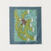 Lambton Worm en Knight Wandkleed (Voorkant)