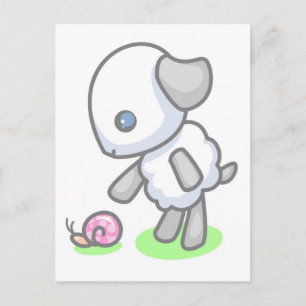 Lamby-Pie Snail Mail Briefkaart