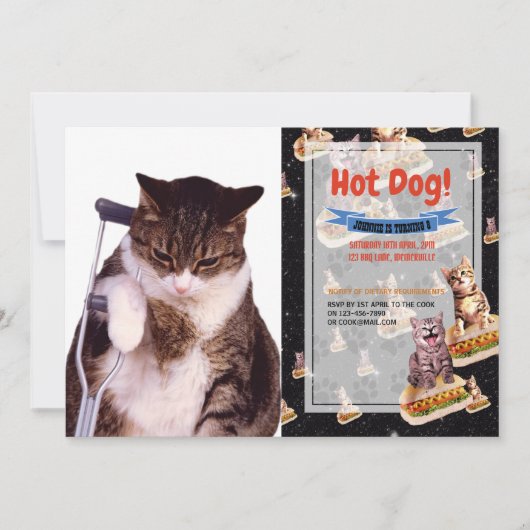 Lame cat kaart (Voorkant)