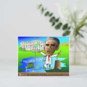 Lame Doc President Briefkaart (Staand voorkant)