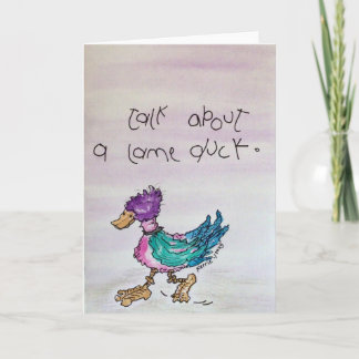 Lame Duck Bedankkaart