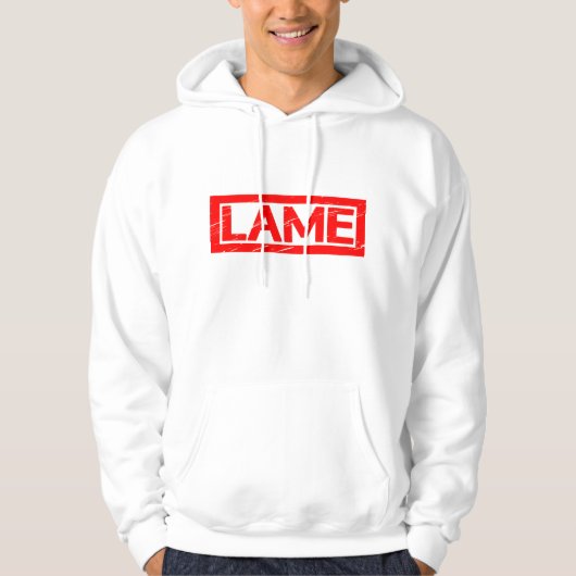 Lame Stamp Hoodie (Voorkant)