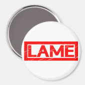 Lame Stamp Magneet (Voorkant / Achterkant)