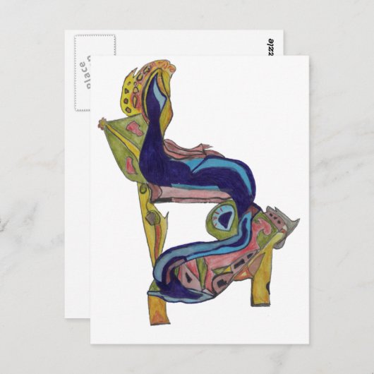 Lamed Briefkaart (Voorkant / Achterkant)