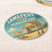 Lamefest 2026 Onderzetter (Gebogen)