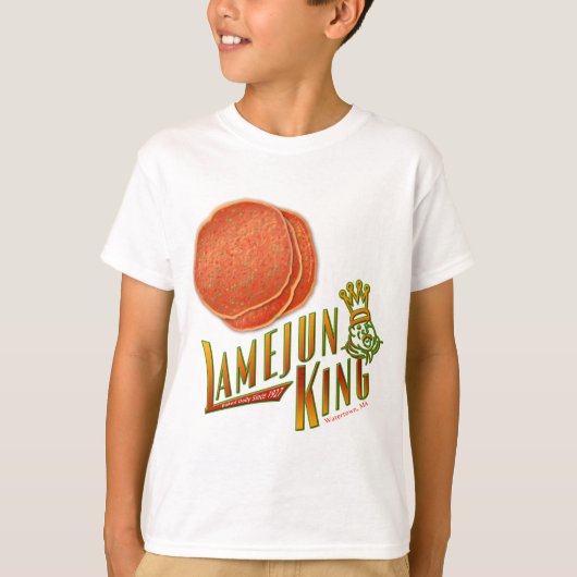 Lamejun King, Chef of Armenian Pizza! T-shirt (Voorkant)