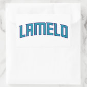 LaMelo Ball - Charlotte Basketball Rechthoekige Sticker (Tas)
