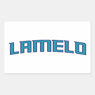 LaMelo Ball - Charlotte Basketball Rechthoekige Sticker
